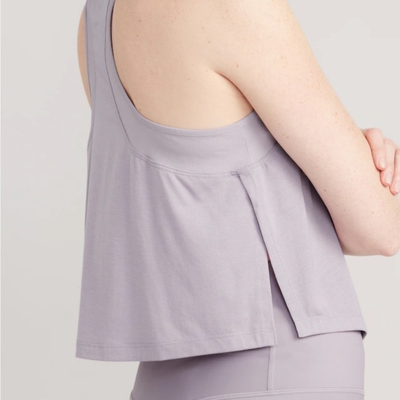 NWT Sleeveless UltraLite All-Day Performance Cropped Top, Wanderlust (Purple) - Picture 5 of 5